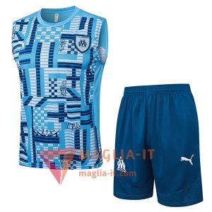 Kit da Allenamento Marsiglia 2025/2026 - Canottiera + Pantaloncini Blu