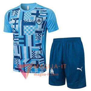 Kit da Allenamento Marsiglia 2025/2026 - Maglia + Pantaloncini Blu