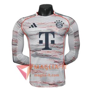 Maglia Calcio Bayern Monaco Seconda Manica Lunga 2025/26