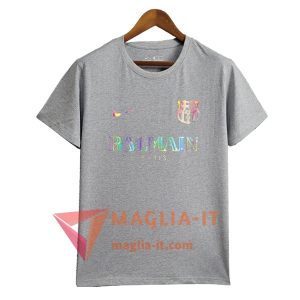Maglia Calcio FC Barcellona Casual Grigio 2024/25