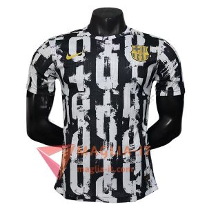 Maglia Calcio FC Barcellona Special Edition 2025/26 Bianco/Nero