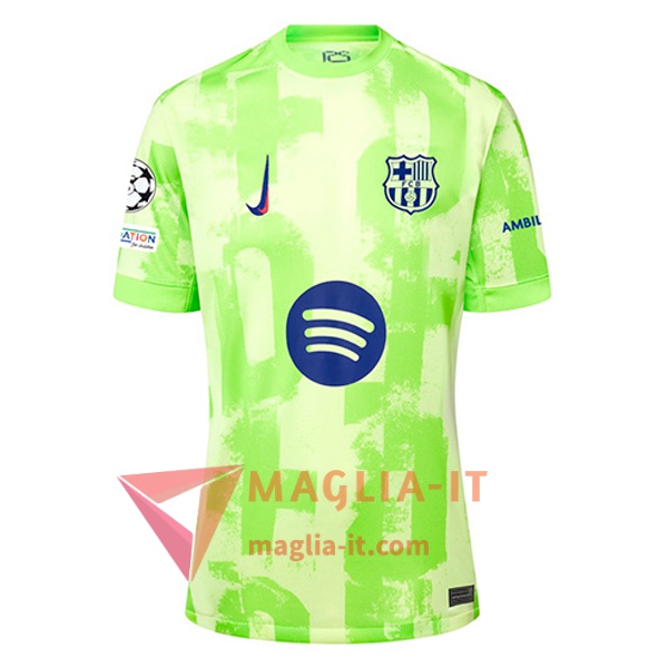Maglia Calcio FC Barcellona Terza 2024/25 Verde