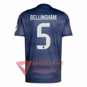 Maglia Calcio JUDE BELLINGHAM 5 Real Madrid 2025/26 Seconda