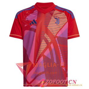 Maglia Calcio Juventus Portiere Rosso 2024/25