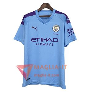 Maglia Calcio Manchester City Retro Prima 2019/2020 Vintage