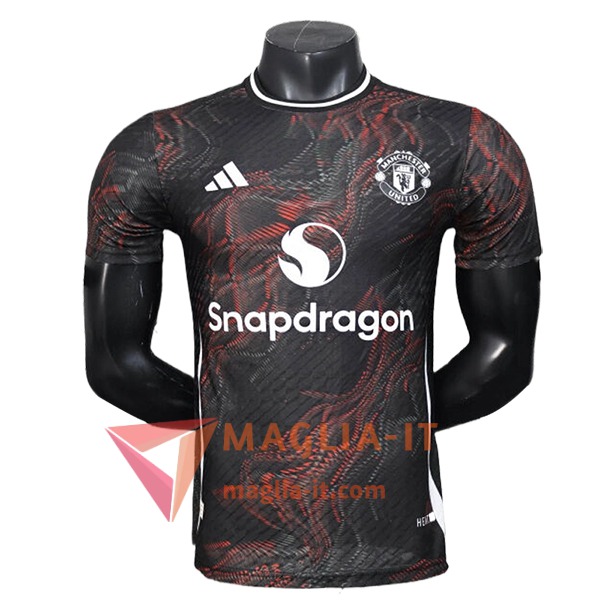 Maglia Calcio Manchester United Special Edition 2025/26 Nero