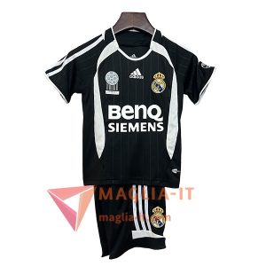 Maglia Calcio Real Madrid Retro Bambino Seconda 2006/2007 Vintage
