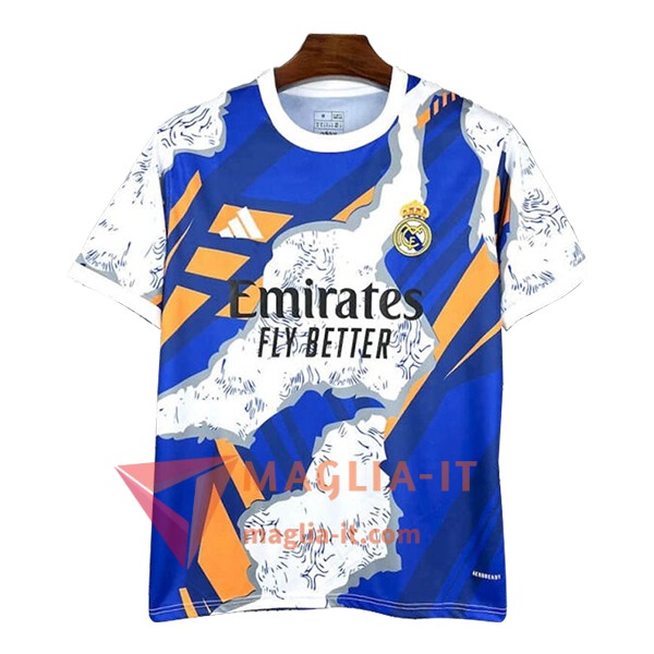 Maglia Calcio Real Madrid Special Edition 2025/26 Blu/Bianco