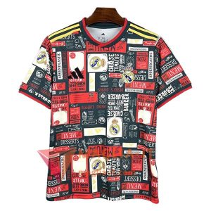 Maglia Calcio Real Madrid Special Edition 2025/26 Rosso/Nero