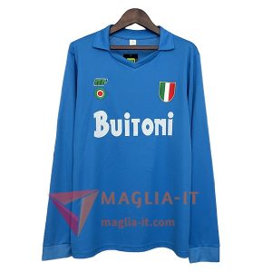 Maglia Calcio SSC Napoli Retro Prima Manica Lunga 1987/1988 Vintage