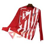 Maglia da Allenamento a Maniche Lunghe Atletico Madrid Rosso/Bianco 2025/2026