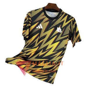 Magliette da Allenamento AS Roma Nero/Giallo 2025/2026