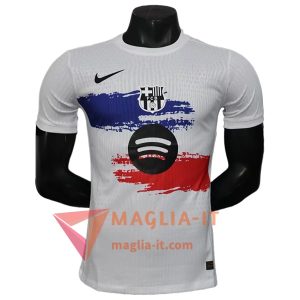 Magliette da Allenamento FC Barcellona Bianco/Blu/Rosso 2025/2026