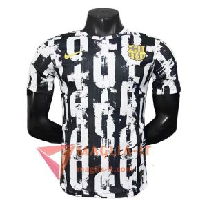 Magliette da Allenamento FC Barcellona Nero/Bianco 2025/2026