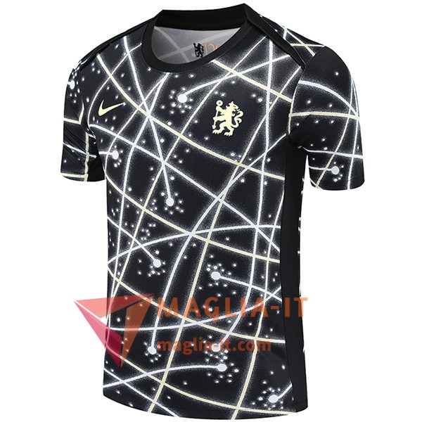 Magliette da Allenamento FC Chelsea Nero/Bianco 2025/2026
