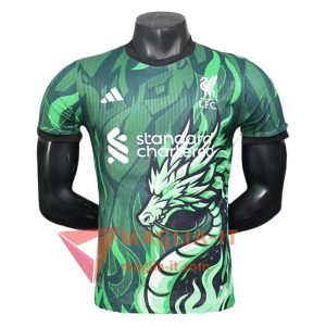 Magliette da Allenamento FC Liverpool Verde 2025/2026