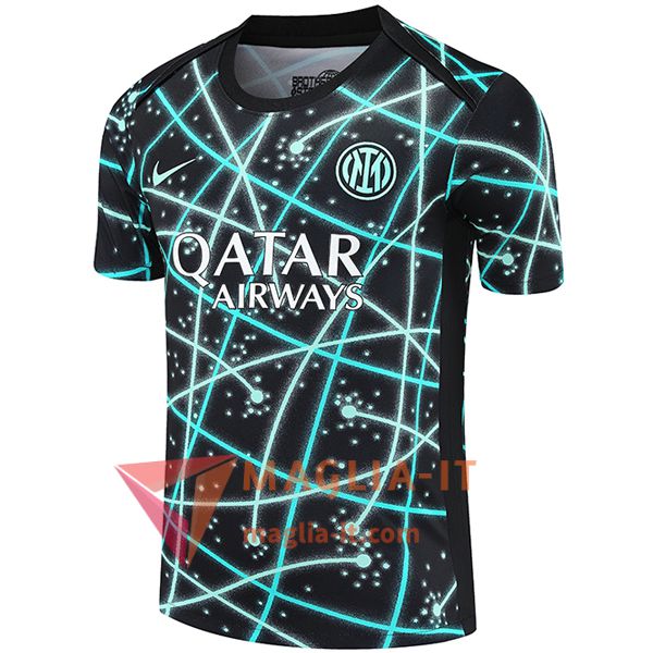 Magliette da Allenamento Inter Milan Nero/Blu 2025/2026