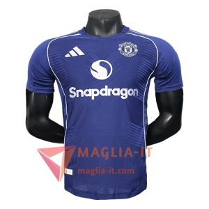 Magliette da Allenamento Manchester United Blu Reale 2025/2026