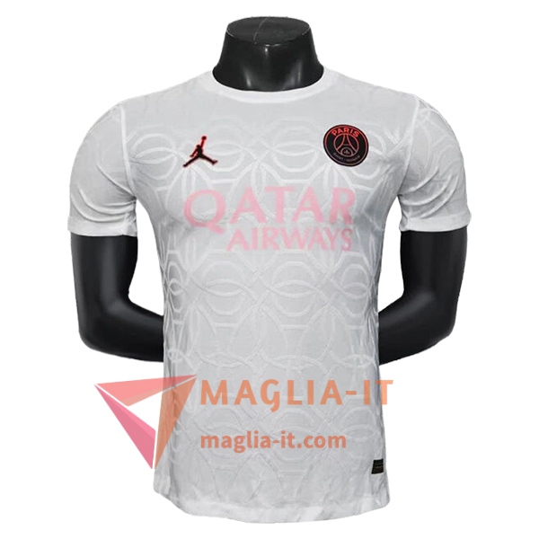 Magliette da Allenamento PSG Bianco/Rosa 2025/2026