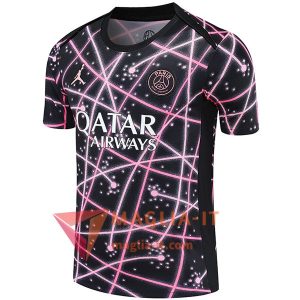 Magliette da Allenamento PSG Nero/Rosa 2025/2026