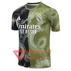 Magliette da Allenamento Real Madrid Nero/Verde 2025/2026