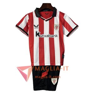 Nuova Maglia Calcio Athletic Bilbao Bambino Prima 2025/26