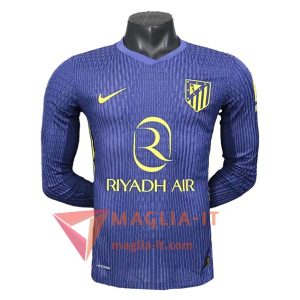 Nuova Maglia Calcio Atletico Madrid Seconda Manica Lunga 2025/2026