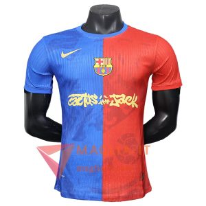 Nuova Maglia Calcio FC Barcellona Special Edition 2025/26 Rosso/Blu