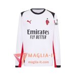 Nuova Maglia Calcio AC Milan Seconda Manica Lunga 2025/2026