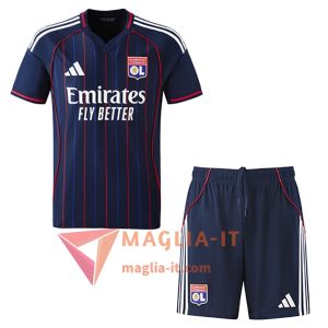 Nuova Maglia Calcio Lyon Bambino Seconda 2025/2026