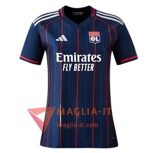 Nuova Maglia Calcio Lyon Donna Seconda 2025/26