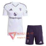 Nuova Maglia Calcio Manchester United Bambino Seconda 2025/26