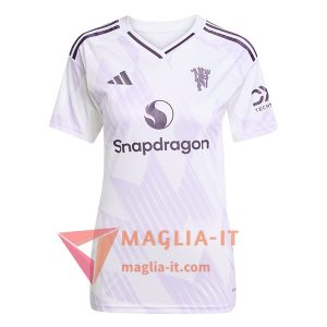Nuova Maglia Calcio Manchester United Donna Seconda 2025/2026