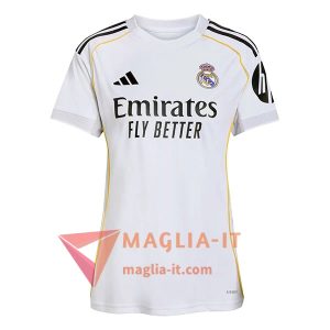 Nuova Maglia Calcio Real Madrid Donna Prima 2025/26