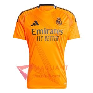 Nuova Maglia Calcio Real Madrid Seconda 2024/25 Giallo