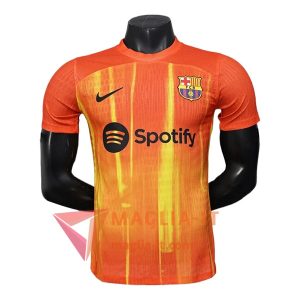 Nuove Magliette da Allenamento FC Barcellona Arancia/Giallo 2025/2026