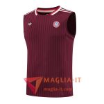 Canottiera da Allenamento Bayern Monaco Rosso/Bianco 2025/2026