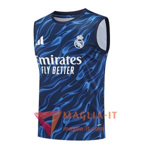 Canottiera da Allenamento Real Madrid Blu 2025/2026