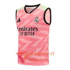 Canottiera da Allenamento Real Madrid Rosa/Verde 2025/2026