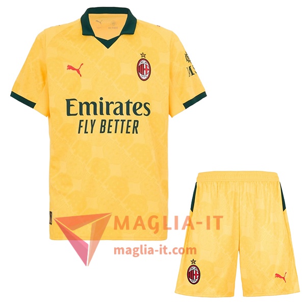 Kit Maglia AC Milan Terza 2025/2026 + Pantaloncini