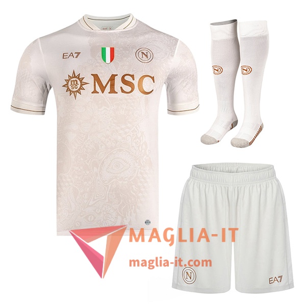 Kit Maglia SSC Napoli Trasferta (Pantaloncini + Calzini) 2025/2026