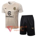 Kit da Allenamento AC Milan - Maglia + Pantaloncini 2025/2026 Beige