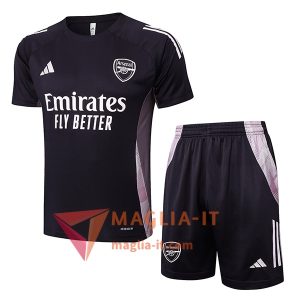 Kit da Allenamento Arsenal 2025/2026 - Maglia + Pantaloncini Grigio Scuro