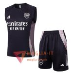 Kit da Allenamento Arsenal - Canottiera + Pantaloncini 2025/2026 Grigio Scuro
