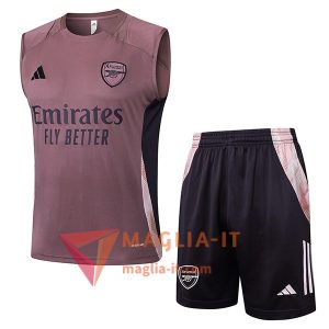 Kit da Allenamento Arsenal - Canottiera + Pantaloncini 2025/2026 viola/Nero