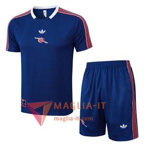 Kit da Allenamento Arsenal - Maglia + Pantaloncini 2025/2026 Blu/Rosso