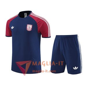 Kit da Allenamento Arsenal - Maglia + Pantaloncini 2025/2026 Blu/Rosso/Bianco