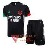 Kit da Allenamento Arsenal - Maglia + Pantaloncini 2025/2026 Nero