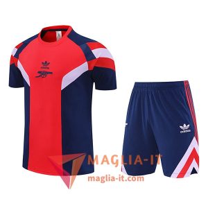 Kit da Allenamento Arsenal - Maglia + Pantaloncini 2025/2026 Rosso/Blu/Bianco