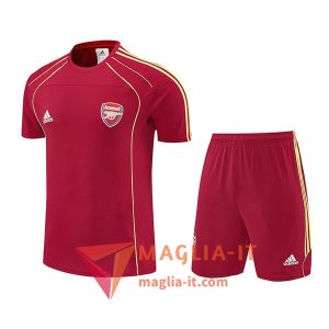 Kit da Allenamento Arsenal - Maglia + Pantaloncini 2025/2026 Rosso/Giallo
